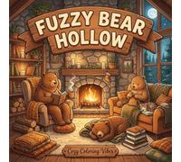 Fuzzy Bear Hollow: Sweet & Snuggly Calming Teens & Adult Coloring Book Pages | Self-Care Bold & Easy Designs with Cozy Hygge Comfort | Simple Animal ... Mindfulness, Inner Peace & Total Relaxation