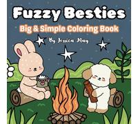 Fuzzy Besties: Coloring Book for Adults and Teens Featuring Cute & Furry Scenes for Relaxation