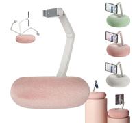 Fuzzy Bowl with Kindle Holder,360° Adjustable Tablet Stand & Phone Pillow,Cute Plush Phone Holder with Detachable Bowl,Snuggle Pillow Phone Holder,Kindle Pillow Stand for Reading in Bed