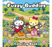 Fuzzy Buddies: Fluffy Friends Play Sport, Play Music, Gardening and more, Bobbie and Friends , Bobbie Days, Coloring Book for Adults and Teens, Fuzzy Moments