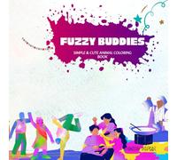 Fuzzy Buddies: Simple & Cute Animal Coloring Book