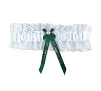 Fuzzy Cactus Personalised Bottle Green Garter - Bride to Be Garters - Something Blue - Wedding or Hen Party