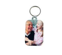 Fuzzy Cactus Personalised Photo Keyring - Grandad & Grandma Keyrings Memorial Remembering