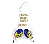 Fuzzy Cactus Personalised Willy 'How do you eat yours' Easter Egg Gift