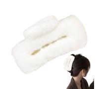 Fuzzy Claw Clip,Fuzzy Haarspangen | Großer Plüsch-Haarfangclip - Flauschige Für Langes Und Dickes Haar-Styling, Modische Accessories Frauen Mädchen, Plüsch-Haarspange Frauen, Clip Weiche Krallenklamme