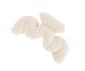 Fuzzy Clips - Velvet Wave Design Claw Clasp, Oversized Styling Stand | Plush Finish Grip Tool With Durable Tension Mechanism For The Migli