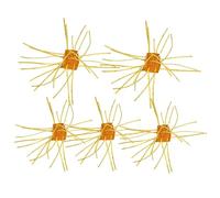 Fuzzy Dice Fishing Lure 5 Pieces Sea Urchin Slow Sink with Multiple