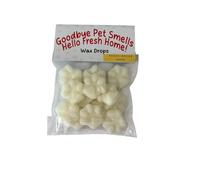 Fuzzy Ducks Goodbye Pet Smells Hello Fresh Home! Wax Melt Drops Paw Prints Highly Scented White Wax Melts, 30g 13 scents to Choose from (Lemon Fresh)
