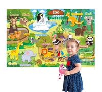 Fuzzy Felt Board, Montessori Toys, Animal Farm, Preschool Storytelling, Classroom Educational Learning Play Kit, Interactive Teaching Kit
