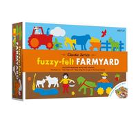 PETERKIN | Fuzzy-Felt Classic Series - Farmyard Drawer Set: Mix and Match Felt Pieces to Create Farm Themed Pictures! | Arts and Craft | Ages 3+