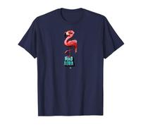Fuzzy Flamingo Mad Aura Calm Attitude chill Vibes T-Shirt
