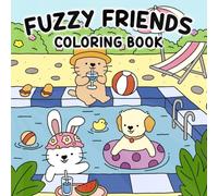 Fuzzy Friends Coloring Book: Delightful Coloring Pages for Adults and Teens with Cute Animal Illustrations