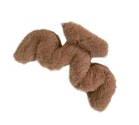 Fuzzy Hair Claw - Plush Wavy Clips, Strong Grip Jumbo Claws Clip | Oversized Hair Accessories, Big Claw Clips For Thin Medium Thick Hairs Perfect And Daily Use Adds Cute Stylish Touch