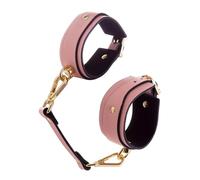 Fuzzy Hand Cuff Set for Adults，Sexy Adjustable Leather Handcuffs Decorative Bracelet Hand Binding Women's Adjustment Chain Pink - Foot Cuffs s