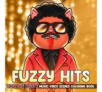 Fuzzy Hits: A Cute & Amusing Coloring Book featuring Delightful Animal Singers & Legendary Music Scenes Calming Designs for All Ages Stress Relief