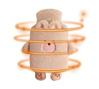 Fuzzy Hot Water Bottle - Animal Shape Foot Warmer for Cold Relief Comfort | Soft Plush Cover with Leak Resistant Liner, Refillable Heat Bag for Office Bed Sofa Travel Camping Use