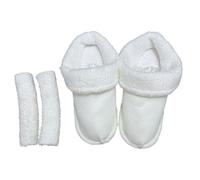 Fuzzy Liner Inserts for Croc Clog, Warm Fluffy Fur Lining, Shoe Insoles Plush Inserts (White for EU38-39) Replace
