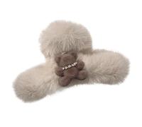 Fuzzy Plush Hair Claw Clip - Claw Clip Plush Plush Toy | Large Plush Stuffed Toys, Plush Hair Clips for Bears, Plush Lovely Finger Catch for Friends, C Gift