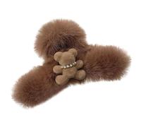Fuzzy Plush Hair Claw Clip - Plush Bears - Hair Claws Clip - Plush Bears Hair Barrette for Friends, Birthday Gift, Women, Family