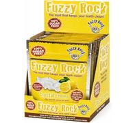 Fuzzy Rock Crystal Lemon Mints - Natural Sugar-Free Breath Freshener with Xylitol Crystals for Fresh Breath, Clean Teeth & Healthy Gums | Great for Travel, Gum Health & Oral Care (10 Packs)