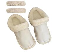 Fuzzy Shoe Insoles - 1 Pair Winter Plush Shoe Liners with Band Covers, Soft Polyester Inserts, Winter Foot Liners for Shoes, Removable Design for Warm Comfort for Shoes Outdoor Indoor