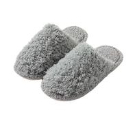 Fuzzy Slippers For Women House Slippers Ladies Size 6 Lightweight Soft-Soled Home Slipper Autumn/Winter Warm Cosy Bedroom Footwear Pure Colour Plush Christmas Slipper Fashionable Casual Shoes