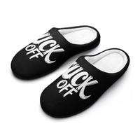 Fuzzy Slippers Fuck1 Off Slipper M