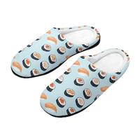 Fuzzy Slippers Sushi1 Japanese Food Slipper L