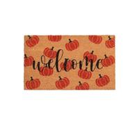 Fuzzy Soft Blankets Autumn Theme Doormat Halloween Thanksgiving Pumpkin Floormat Welcome Mat For Bathroom Home Decoration down Throws (C, 45x75cm)