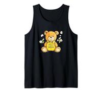 Fuzzy Teddy Bear Embracing the Fresh Spring Air Tank Top