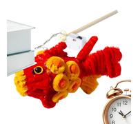 Fuzzy Twist Rods - Creative Ornament Bending, Festival Craft Supplies with Plush Texture, Holiday Decoration Kit with Bright Fibers, Long Tail DIY Modeling Stems Toward Child Imagination Play