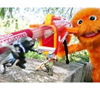 Fuzzy vs Gergu tag battle! Gergu learns a valuable lesson about how to play fair.