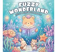 Fuzzy Wonderland: Tails of Adventure Coloring Book: 50 Mesmerizing Artworks for Peaceful Moments featuring Cute Animals, Cozy Fantasy Worlds, and Relaxing Journeys for Kids, Teens, and Adults