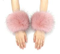Fuzzy Wrist Cuff Winter Warm Arm Sleeves