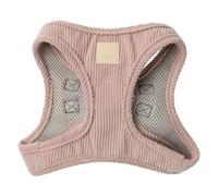 FuzzYard Life Corduroy Step in Dog Harness | Size L | Stylish Premium Corduroy Design in Soft Blush Perfect for Everyday Walks