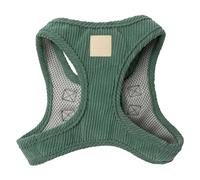 FuzzYard Life Corduroy Step in Dog Harness | Size M | Stylish Premium Corduroy Design in Myrtle Green Perfect for Everyday Walks