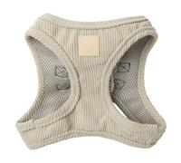 FuzzYard Life Corduroy Step in Dog Harness | Size S | Stylish Premium Corduroy Design in Sandstone Perfect for Everyday Walks