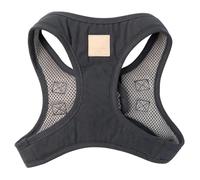 FuzzYard Life Step in Dog Harness | Size L | Stylish Premium Cotton Design in Slate Grey Perfect for Everyday Walks