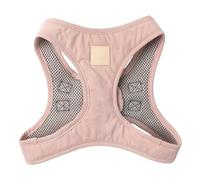 FuzzYard Life Step in Dog Harness | Size M | Stylish Premium Cotton Design in Soft Blush Perfect for Everyday Walks