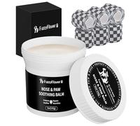 FuzzyFlavor Dog Paw Balm - 5oz | 100% Natural & Organic Dog Nose Balm | Cat Dog Paw Protector/Moisturizer/Soother with 6 Pack Vet Wrap 2 Inch x 5 Yards