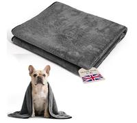 FuzzyFlavor Extra Thick and Tear-Resistant Microfibre Dog Towels for Drying Dogs & Cats | 100×42 cm Quick Drying Towel for Dog Bath, Shower, Washing & Cleaning | Dog Accessories for Dog and Other Pets