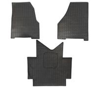 FV 3 Pieces Cargo Liners Freightliner Cascadia Floor mats Freightliner Cascadia Accessory 2018 2019 2020 2021 2022 Semi Truck Floor mats All-Weather Non-Slip Black