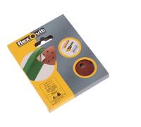 Flexovit 63642526400 Delta Hook & Loop Sanding Sheets 94mm Medium 80g Pack of 6