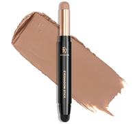 FV Long Lasting Cream Eyeshadow Stick, Waterproof & High Pigmented Eye Shadow Sticks Duo with Blending Sponge, Crease-Proof & Natural Finish Eyeshadow Pencil, Vanila Matte
