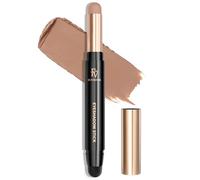 FV Waterproof Eyeshadow Stick Double-Ended Cream Eye Shadow Sticks Makeup Long-Lasting, High Pigmented Built-in Smudger Eyeshadow Pencil with Matte Finish, Natural Look,Smudge-Proof (Vanilla Matte)