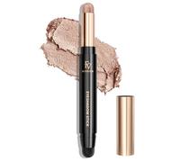 FV Waterproof Eyeshadow Stick Double-Ended Cream Eye Shadow Sticks Makeup Long-Lasting, High Pigmented Built-in Smudger Eyeshadow Pencil with Shimmer Finish,Smudge-Proof (Champagne Shimmer)