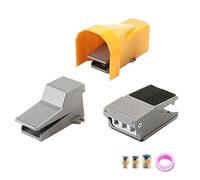 FV320 FV420 4F210-08 with Lock Cylinder Control Switch 2 Position 5 Way Air Pneumatic Foot Pedal Reversing Valve(4F210-08,with 8mm Fitting)