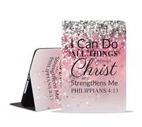 FVAENDHIO Case for Samsung Galaxy Tab A11 Plus/ A11+ 11" 2025 / A9+/ A9 Plus 2023, Protective Leather Case, Adjustable Stand Auto Wake/Sleep Smart Cover, Bible Verse Philippians 4-13