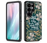 FVAENDHIO for Galaxy S26 Ultra Case, Heavy Duty 3 in 1 Hybrid Military Grade Shockproof Drop Full-Body Protective Cover for Samsung Galaxy S26 Ultra 5G 6.9" 2026, Bible Verse Quotes Proverbs 3:5