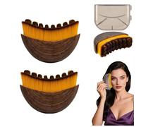 Fvaql Dry Brushing Face Brush, Lymphatic Contour Face Brush, Chin & Jawline Sculpting, Lymphatic Drainage Massager for Face, Ergonomically Designed to Fit The Skin Precisely (2PCS)